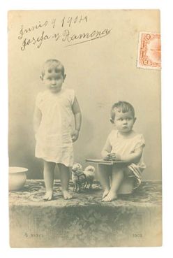 vintage boys on chamber pots